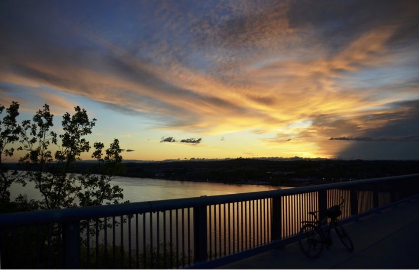 Sunrise from the Walkway this morning, as captured by Fred Schaeffer.