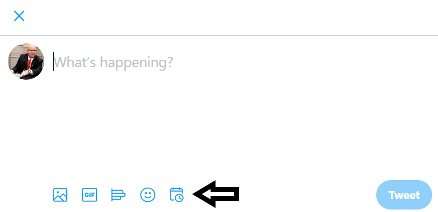 bradmcurrie's tweet photo. Did you know? You can now schedule tweets on Twitter's web app. #satchat https://t.co/9K4SfYSBpF