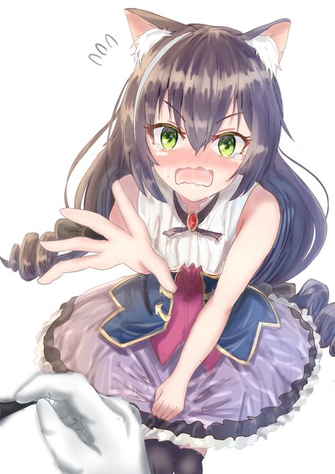 騎士くんはパンツに興味があるそうです。
焦ってるキャルが一番可愛いですね。
髪の色塗りが難しいですねぇ
#プリコネR #プリコネ 