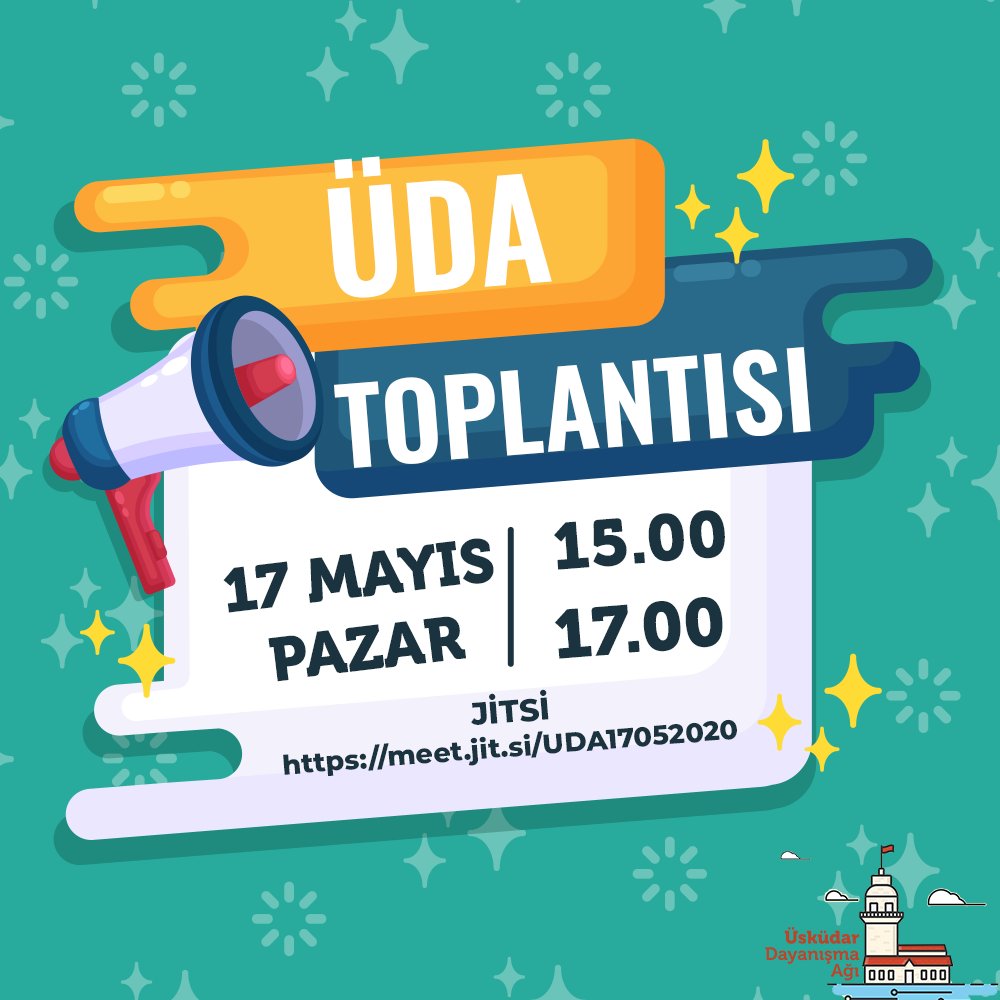 Sevgili Üsküdarlılar,
Üsküdar Dayanışma Ağı olarak 17 Mayıs Pazar (yarın)15.00-17.00 arasında toplanıyoruz. Dayanışmayı nasıl büyütürüz, neler yapmalıyız sorularına katkı sağlamak isteyen herkesi toplantımıza bekliyoruz. 

Toplantı linkimiz: 
meet.jit.si/UDA17052020