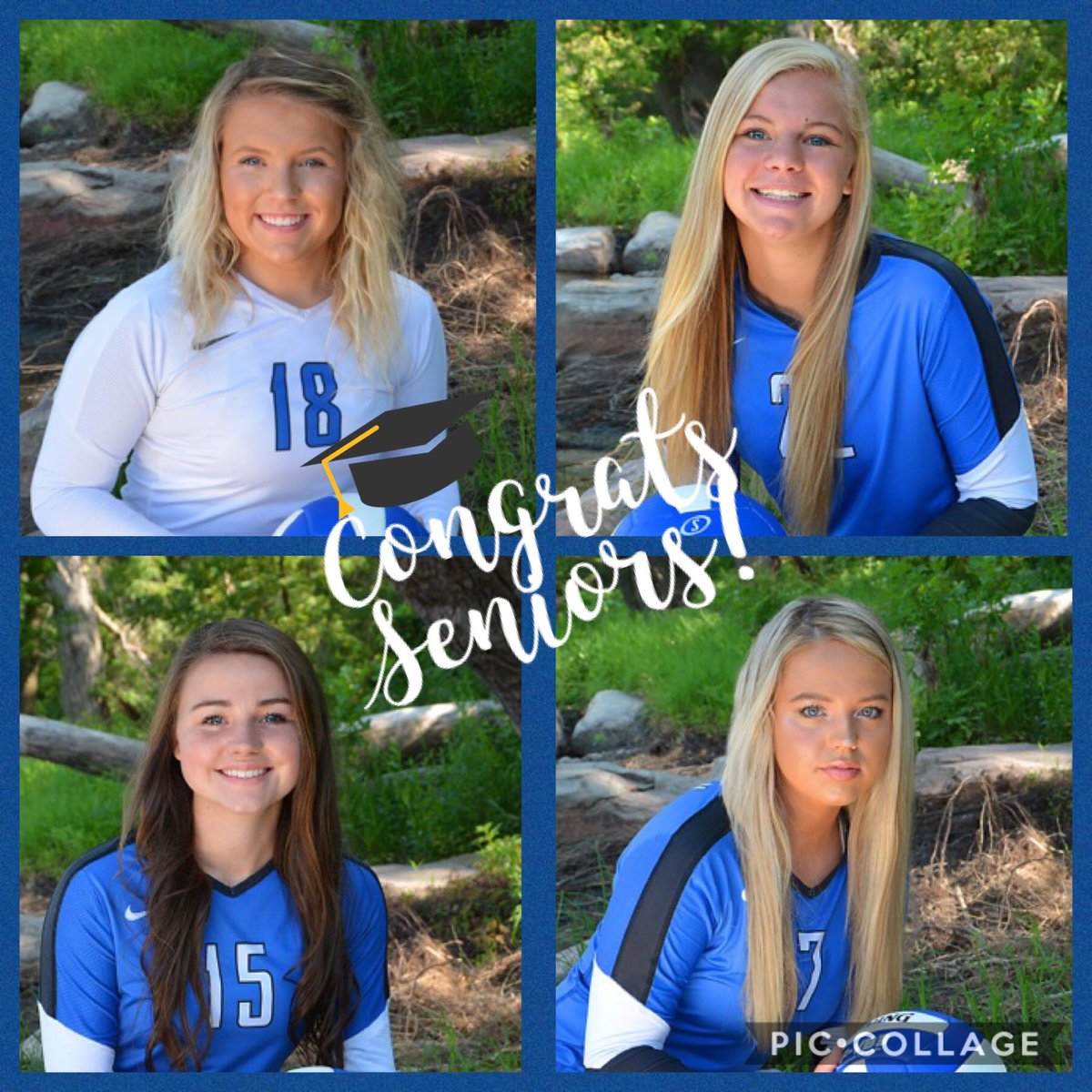 CONGRATULATIONS TO THESE FOUR LADIES! Today would have been the day you’ve all been waiting for and the day you walked across that stage. We are SO proud of you all! We hope you have the BEST day! <a href="/J_Klaus11/">Jayda_Kruse</a> <a href="/tdejong02/">Taylor DeJong</a> @shayna_skiles @madieroze 💙💙💙💙