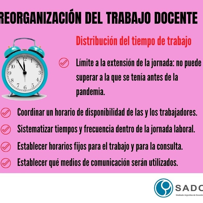 sadoppba's tweet photo. 🤚 Propuestas presentadas en la última Paritaria Nacional y en el Consejo Federal de Educación para reorganizar el trabajo docente durante la pandemia. 

💪 En tiempos difíciles, estamos más unidas y unidos que nunca. https://t.co/WZDAum0yl0
