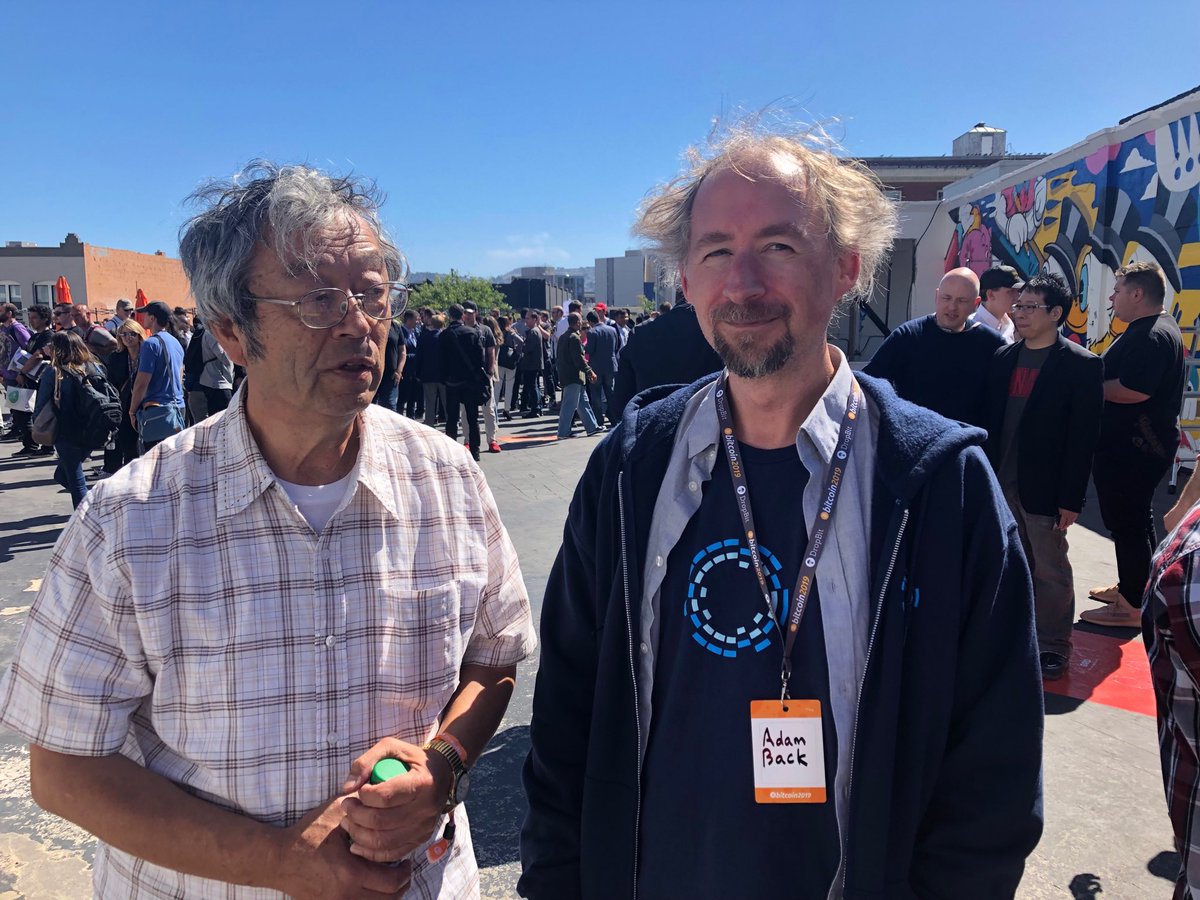 BitcoinMemeHub @SociableBarely @magicalcrypto @Blockstream @Excellion  @WhalePanda @fluffypony From #bitcoin2019 last year.