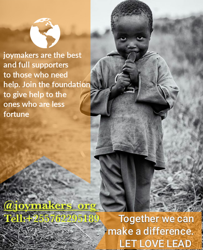 JoymakersOrg's tweet photo. Join the race @JoymakersOrg in helping the children who are less fortune and as well as girls who face hardships in their lives 🇹🇿🇹🇿😊😊

#COVIDー19 #charity #ElimikaWikiendi #orphans #relief 
#NipeDili #fundraiser #poverty #nonprofit #TwitterGulio #coronavirus https://t.co/ds3Ybs5roD
