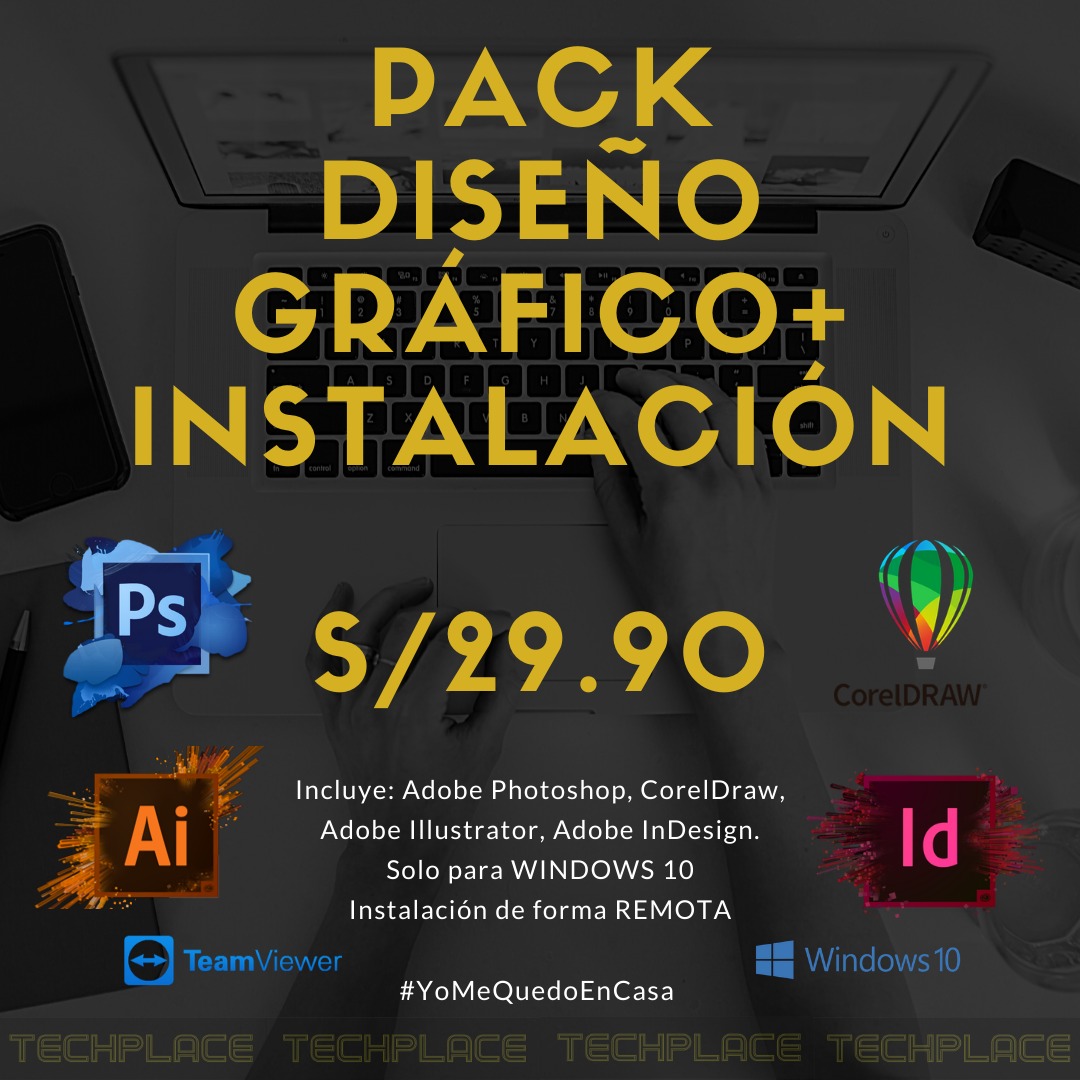 techplace3's tweet image. Si eres Diseñador, estudias o eres aficionad@ al Diseño Gráfico 🖌 hemos armado el pack perfecto para ti! 🎨🖥

Escríbenos cualquier consulta 👩🏻‍💻

Whatsapp: 945335607 

#diseñografico #photoshop #illustrator #coreldraw #indesign #techplace #serviciotecnicoremoto
