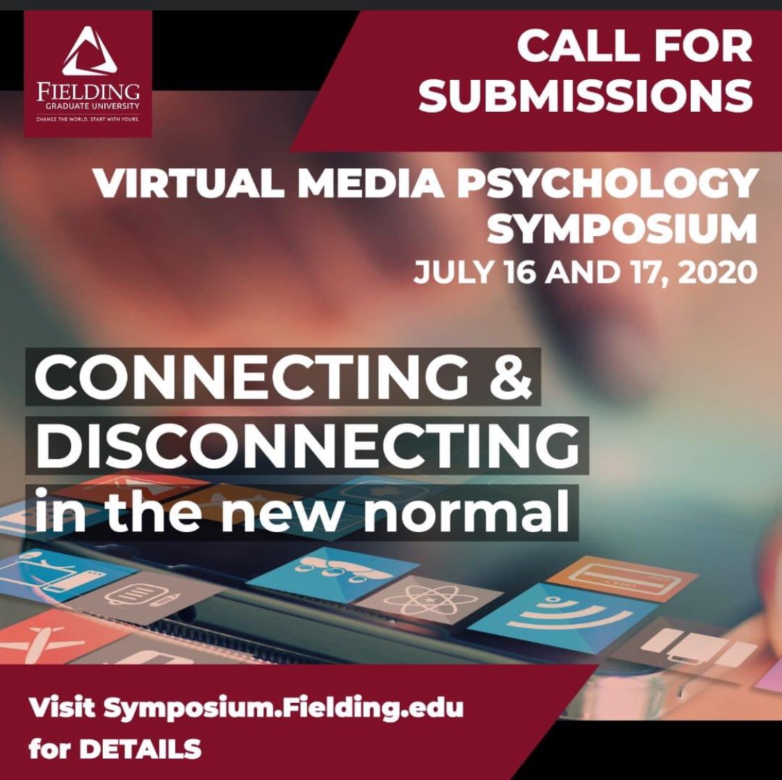 mediapsyfgu's tweet photo. Still time to submit presentations. @obspsy @coen_sharon  Share with friends and colleagues.
https://t.co/9zrObwNzEb
#socialmedia #mediapsychology #MediaStudies https://t.co/kY0UvQUyMY