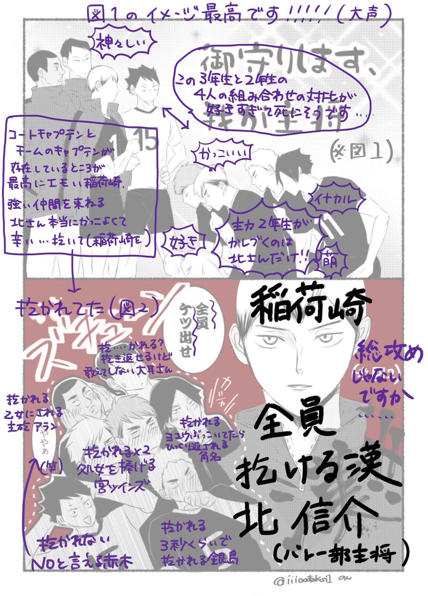 らこさん(@rako0510)から例のタグに反応したら頂いてしまった???‼️
え…嬉しい…ありがとうございます…え…どうしよう(動揺)、倫太郎おじさんまでいる…(そして感動) 