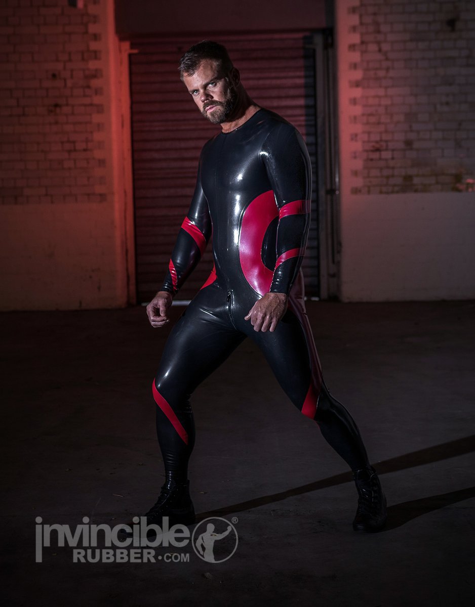 invinciblerubbr's tweet photo. With such a powerhouse quad of iconic suits to choose from, which one of the fab 4 are you? Sporty, Slick, Playful or Bold. #vortexcatsuit #zipshoulderpouchfrontcatsuit #interceptorcatsuit #enforcercatsuit #irubr #invinciblerubber #rubbersuit #hotmeinlatex https://t.co/9KnJOgpLH7