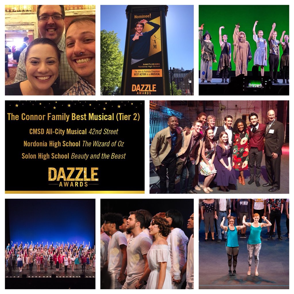 c_simz's tweet photo. Today would have been the 5th annual @dazzleawardsCLE, Nordonia’s 4th. While we will not be celebrating in person this year, I remain forever grateful for the experiences, memories, and friends this program has given to my students, and me. #DazzleAwards ❤️🎭 https://t.co/8pk7Qod1fP