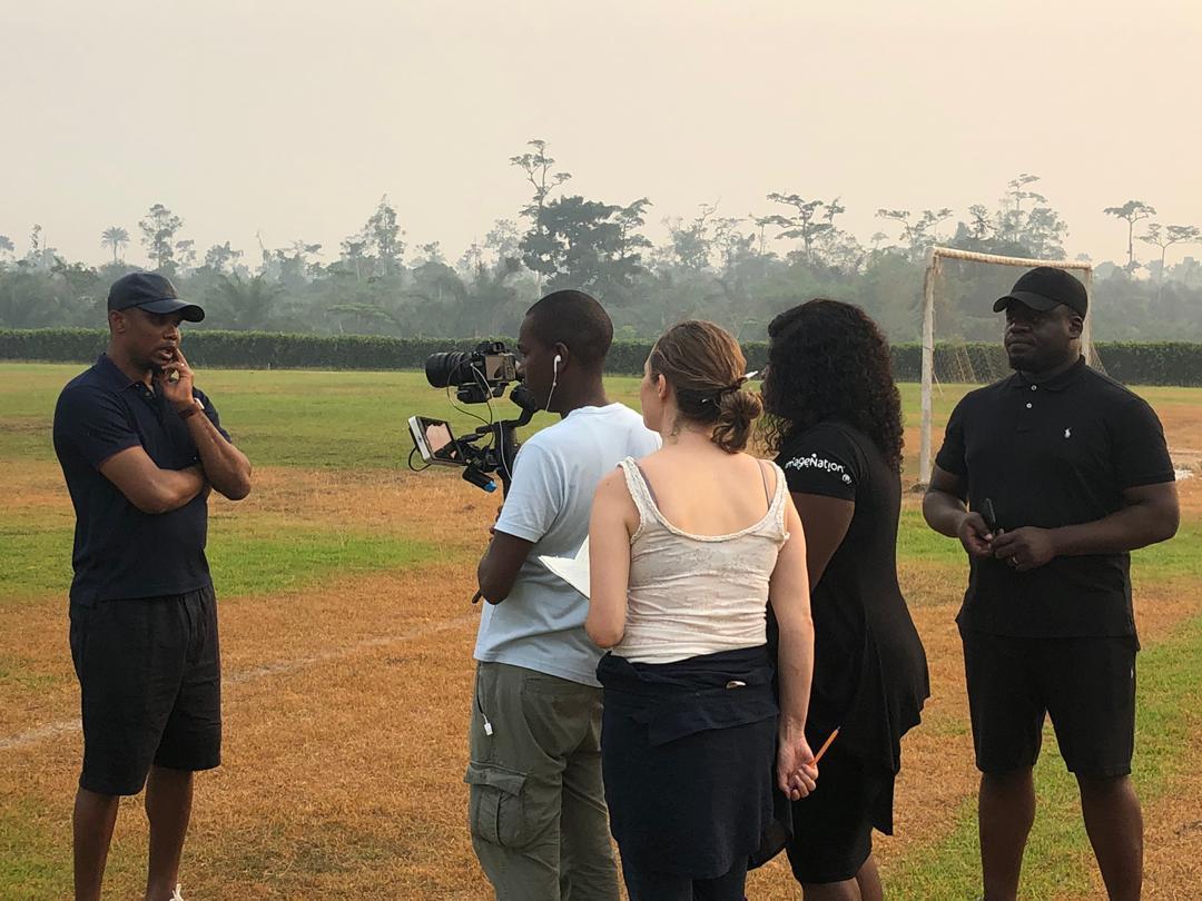 santherlabelle's tweet photo. And @imagenation237 's Founder @Mafigold was asked to be the official translator during this interview. 

We outchea!

Feu🔥🔥🔥🔥

Super proud https://t.co/M59vBm8juS
