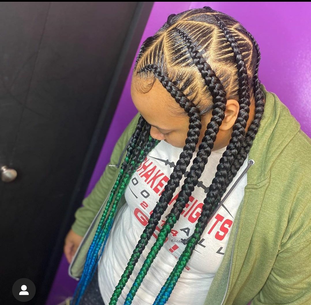 Touched by Tb on Twitter: "When the smoke 💨 CLEARS... ombré pop smokes...  braiding provided by 👉🏾#_color_addictz 🧜🏽#bluemermaid #popsmokebraids  #popsmokes #stitchbraids #ombrebraidinghair #ombrebraidinghair #ombré  #braidersnails https://t.co ...