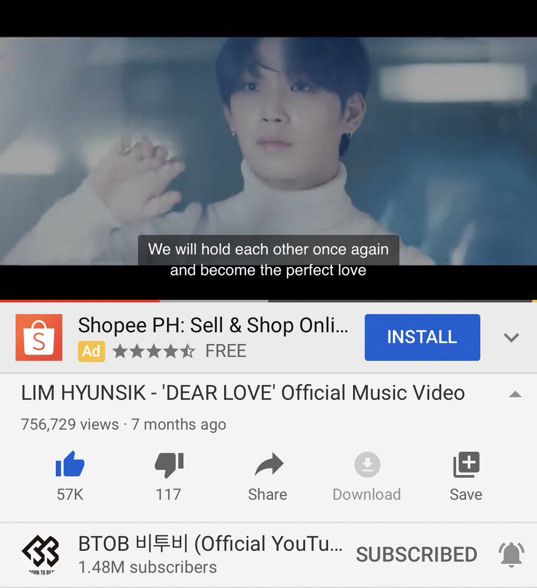 Dear Love view count streaming thread 16MAY2020 10:58PM KST756,729