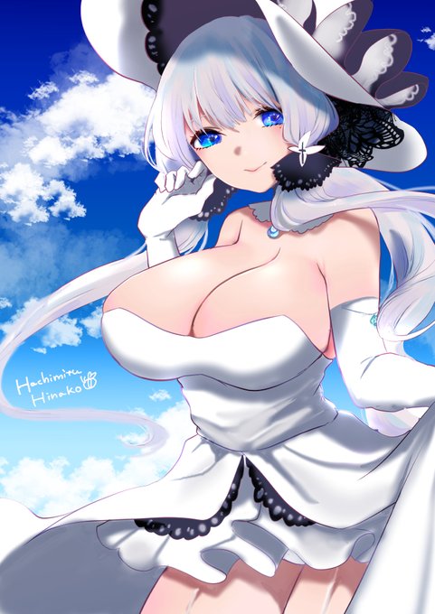 #アズレン版深夜の真剣お絵かき60分一本勝負 
#アズールレーン
我が家の嫁代表イラストリアス。
おっぱいと包容力がしゅき…🥺 