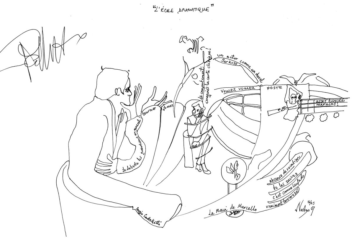 nestaart's tweet photo. @sergiocastilletto @Festival_Cannes 2007 edition #nestasketch ππ https://t.co/vT62N7Auik