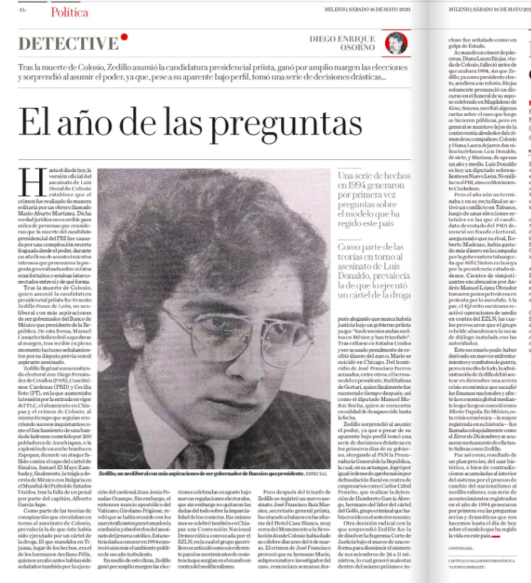 DiegoEOsorno's tweet photo. El año de las preguntas

https://t.co/OdLXMESCr9

Capítulo 2 de la serie periodística "Los neoliberales"

#Detective https://t.co/hJe0ZiDePF