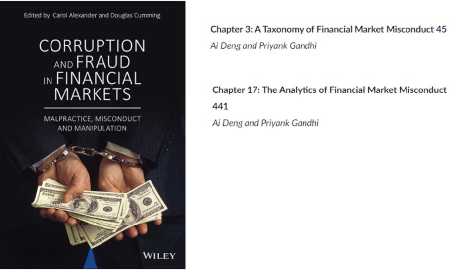 EconAiDeng's tweet photo. It is exciting to see that the book that I contributed to is finally ready for pre-order. Professor Priyank Gandhi at Rutgers Business School and I co-authored chapters 3 and 17 of this book. #AionAI https://t.co/HVcRsxT0FS