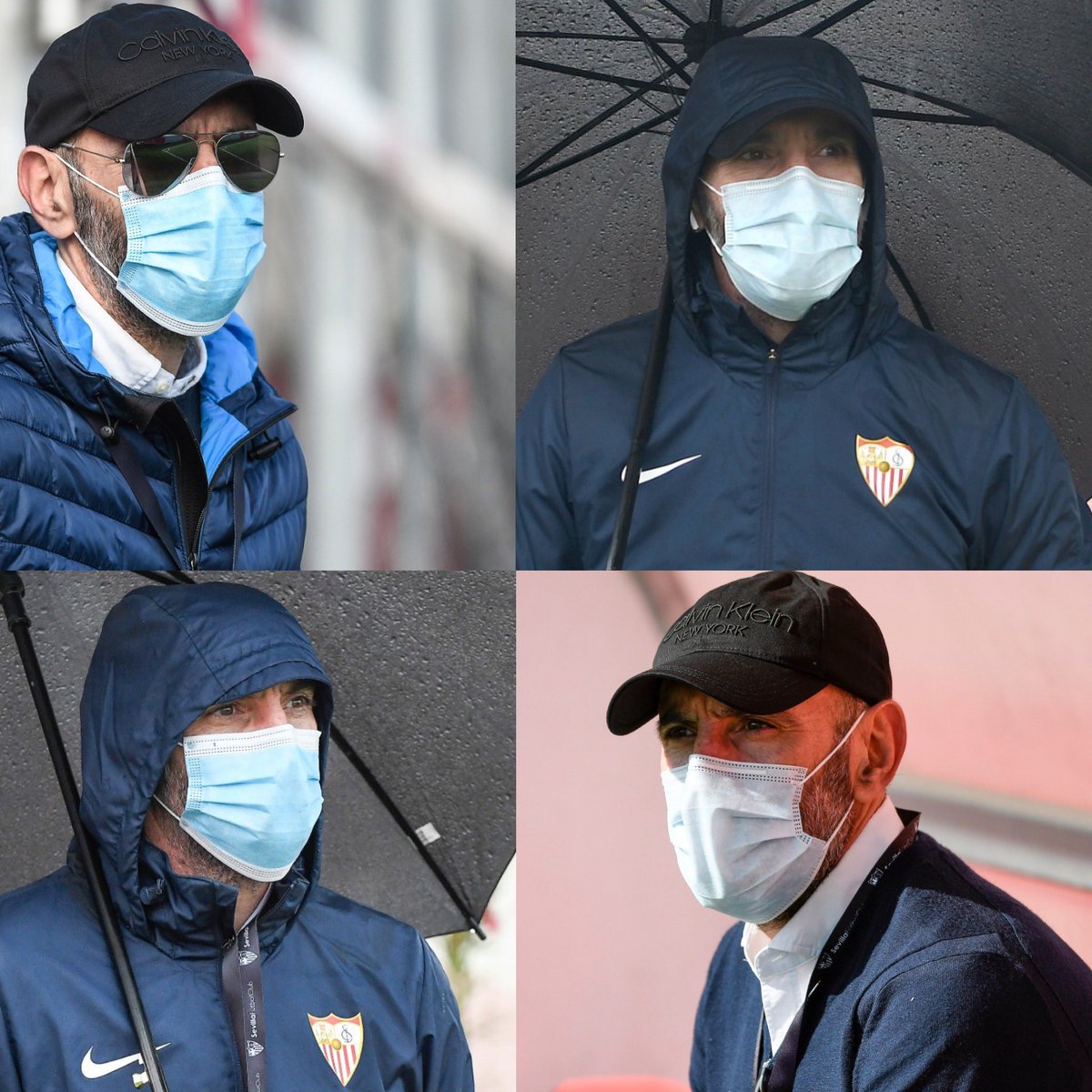 leonsfdo's tweet photo. Adaptándonos a los tiempos, con mascarillas y distanciamiento social,  pero más cerca que nunca de los míos,los de “colorao”, porque la distancia impide abrazos pero no sentimientos.  
Forza SFC!!!
#Entrenamientos #SevillaFC #NuevaNormalidad #UsaMascarilla #DistanciamientoSocial https://t.co/qfUJDDKjIl