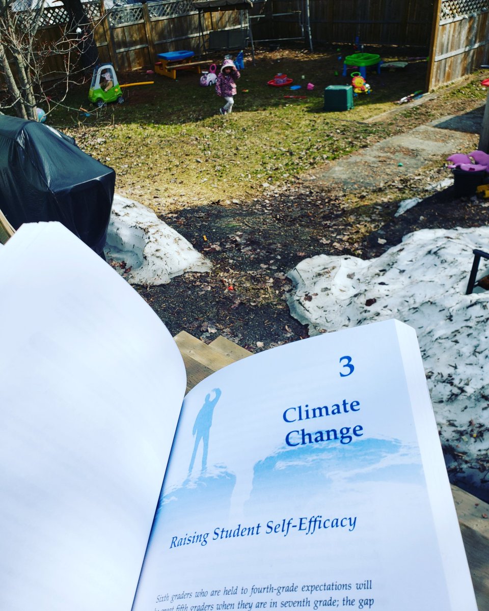 m_lambruschini's tweet photo. The kids are playing. The snow is melting. This momma has some time for a bit more reading. #LearnWLambo #ADSBLearns https://t.co/hxKxVmAY5P