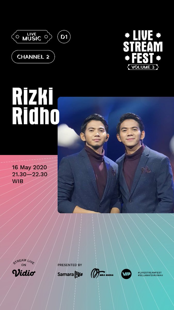 vidio's tweet photo. #Kidholics pastinya udah gak sabar kan nungguin penampilan dari si kembar, @DA2_Rizki dan @DA2_Ridho. Ada kejutan apa ya malam ini? Langsung aja meluncur ke Music 2 di #LiveStreamFest vol. 3 ya! 🤩
👉https://t.co/fKujXskN8S
#VidioBerkahNonton https://t.co/GglpNtz2Ws