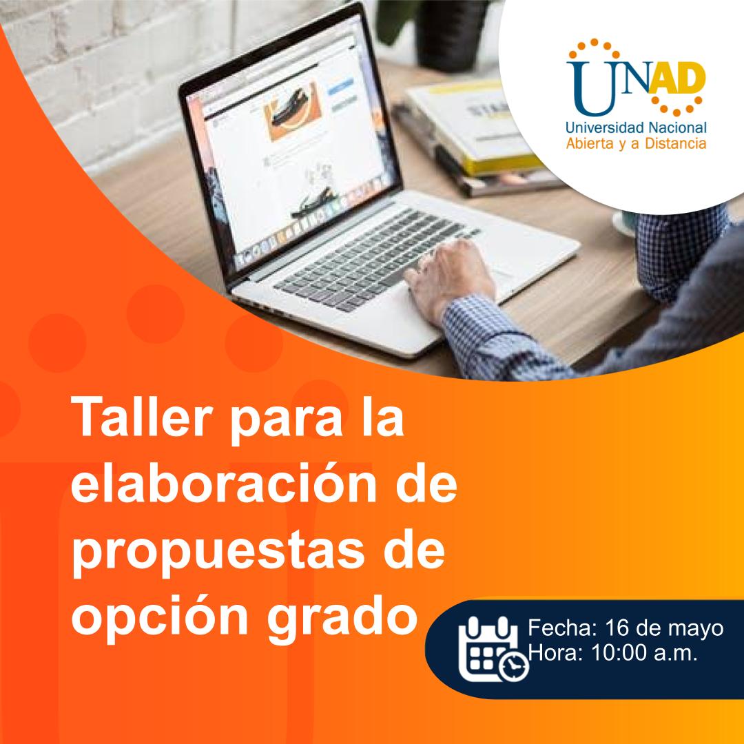 #AgéndateConLaUNAD | Aprovecha nuestro taller para la construcción de las propuestas de grado en las modalidades de Proyecto Aplicado, Monografía y de Investigación, orientado a estudiantes de la UNAD en el territorio nacional.

📍16 de mayo - 10:00 a.m👉🏻bit.ly/2y8Ap3a