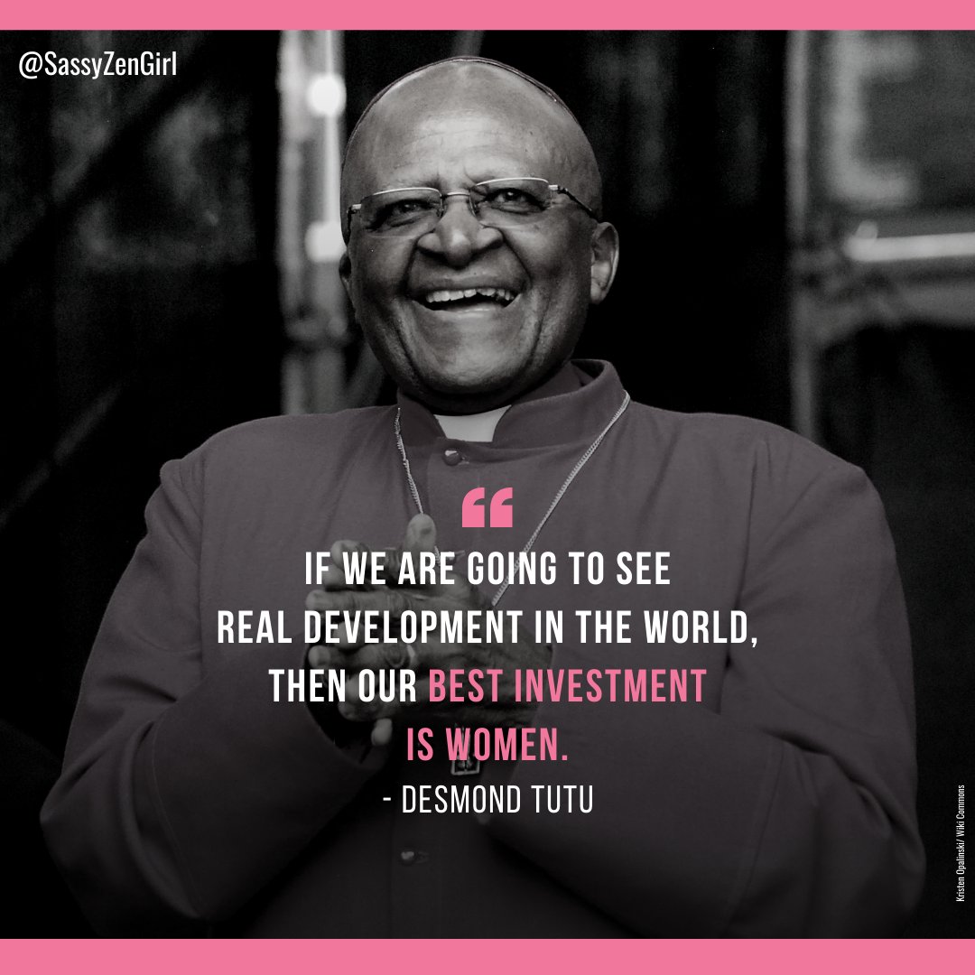 GundiGabrielle's tweet photo. YEP...! 😍 #desmondtutu #girlpower #womensrights #metoo https://t.co/yFRirFASO7