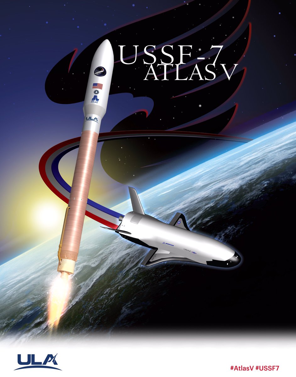 USSF_SSC's tweet photo. The Mission Director, Col Shane Clark, is “GO” for launch of the USSF-7 mission aboard the Atlas V 501 launch vehicle! #USSF7 #SMC #SpaceStartsHere #AtlasV #ULA #45SW #AmericaStrong https://t.co/CAwG5UGeEq