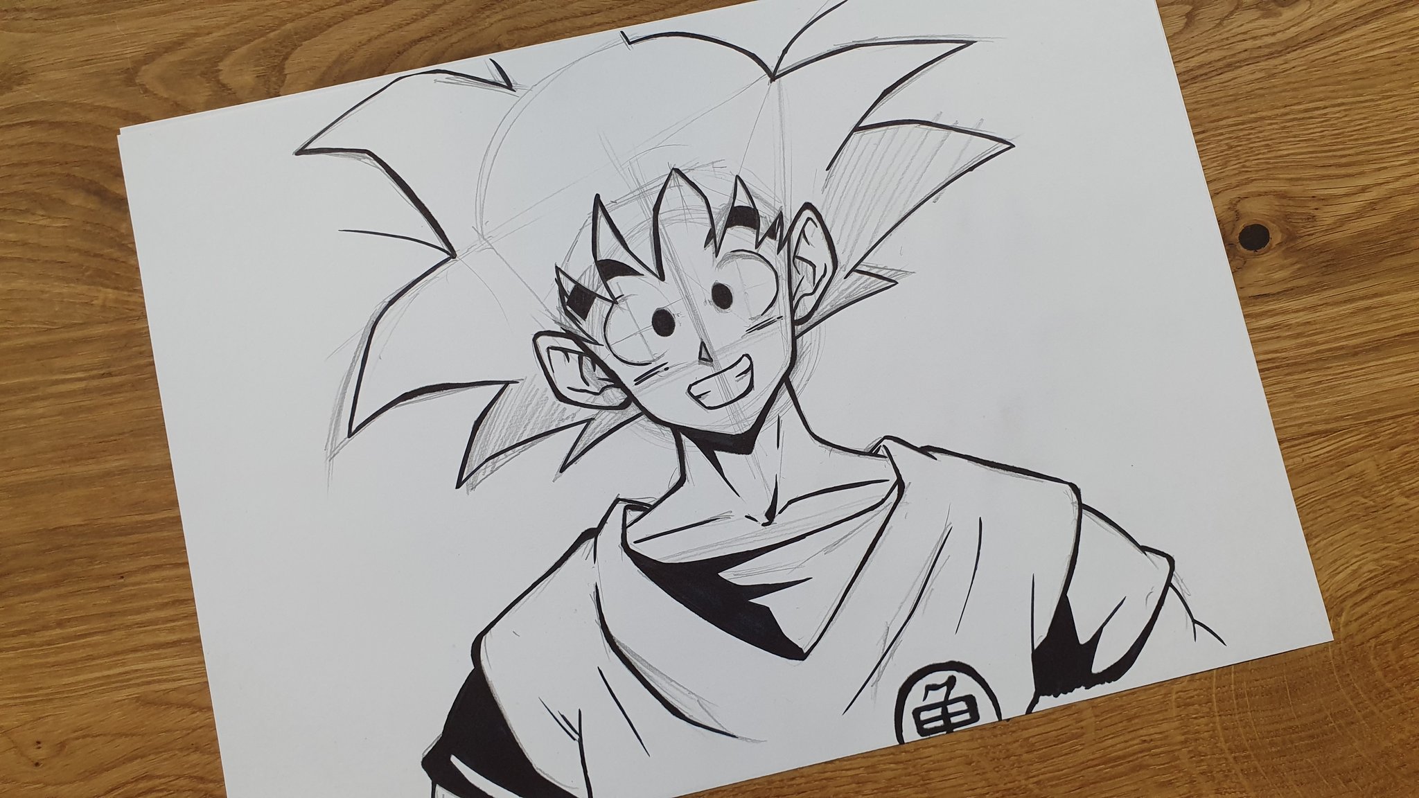 HOW TO DRAW GOKU 