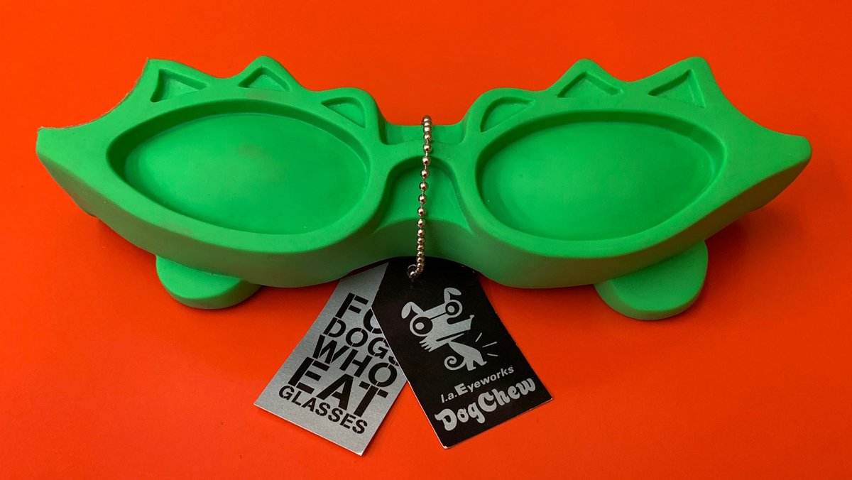 laEyeworks's tweet image. From the archives: the #laEyeworks Dog Chew — for dogs who eat glasses . . .