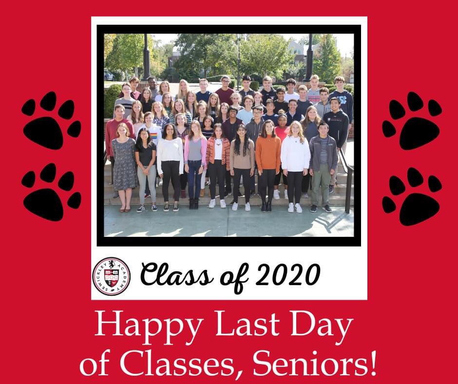 PeterFLau's tweet photo. Congrats @Sewickley Academy Seniors. #ClassOf2020 #weRsa https://t.co/LE0EiQ7jss