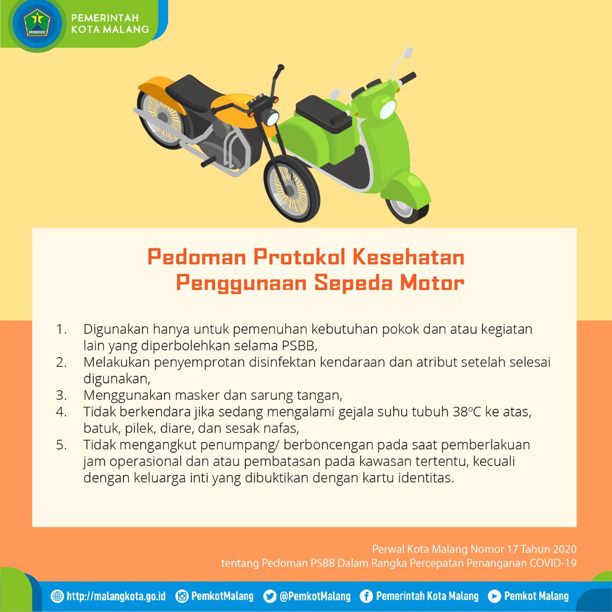 RadioElshinta's tweet photo. @PemkotMalang Mari bersama patuhi peraturan PSBB. Supaya virus COVID-19 segera berlalu.
#PSBBMalangRaya #PSBB
via @PemkotMalang
#DengerinElshintaDiRumahAja
https://t.co/NB891nawXd
