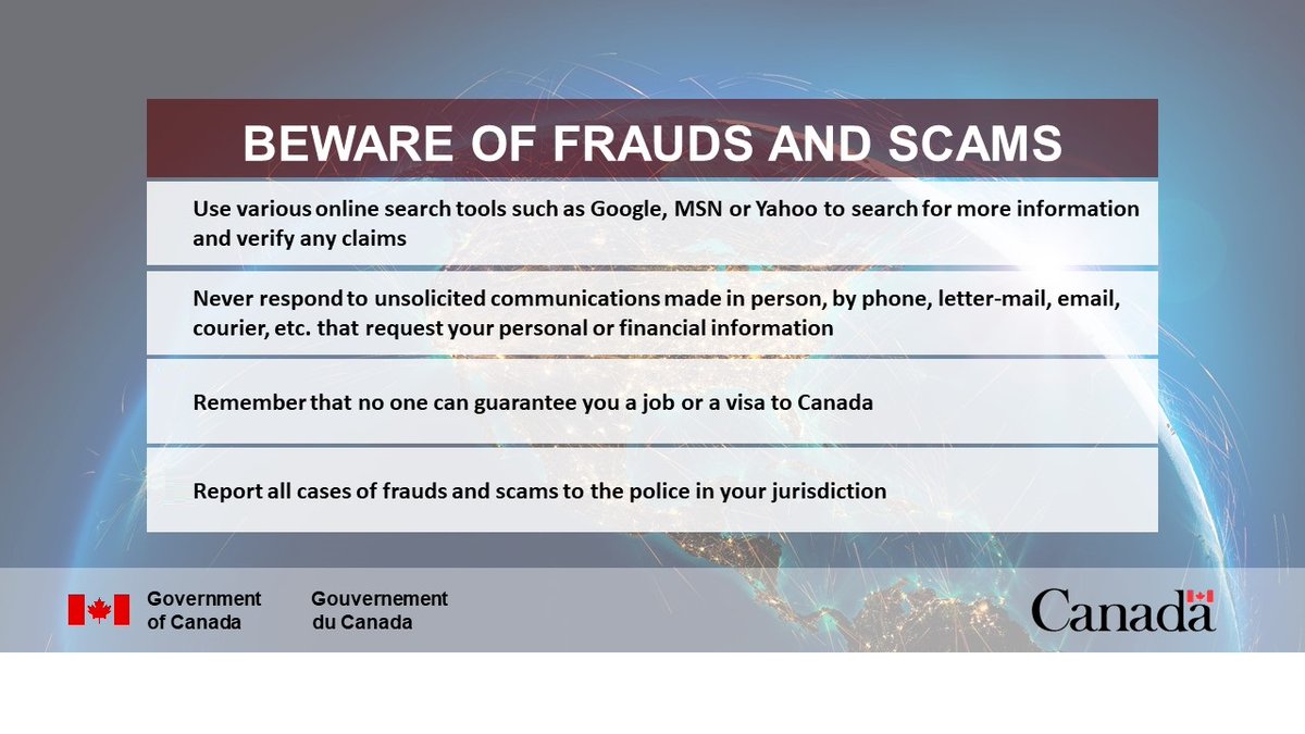 Canada In India On Twitter Q How Do I Verify A Job Offer Or Visa Confirmation Letter A Check Out These Useful Tips