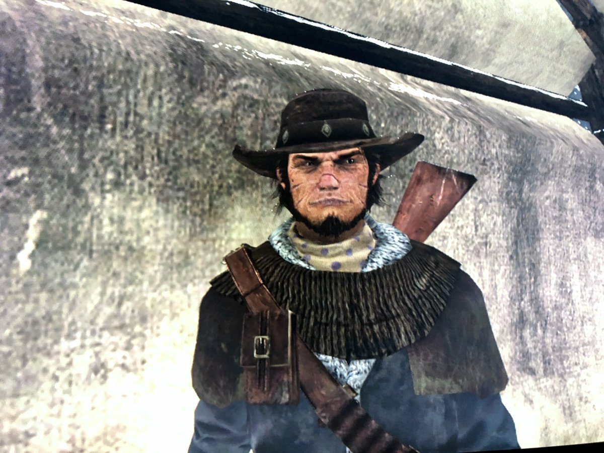 A rainy day in 1892–Red Harlow, now 44 years old, leaves his hideout in Cochinay 4 supplies & finally gets arrested in the town of Blackwater 4 the murder of Gov. Griffin.Tried & convicted 2 Sisika Pen, that’s where we find him 6 years later when I start playing  #RedDeadOnline.
