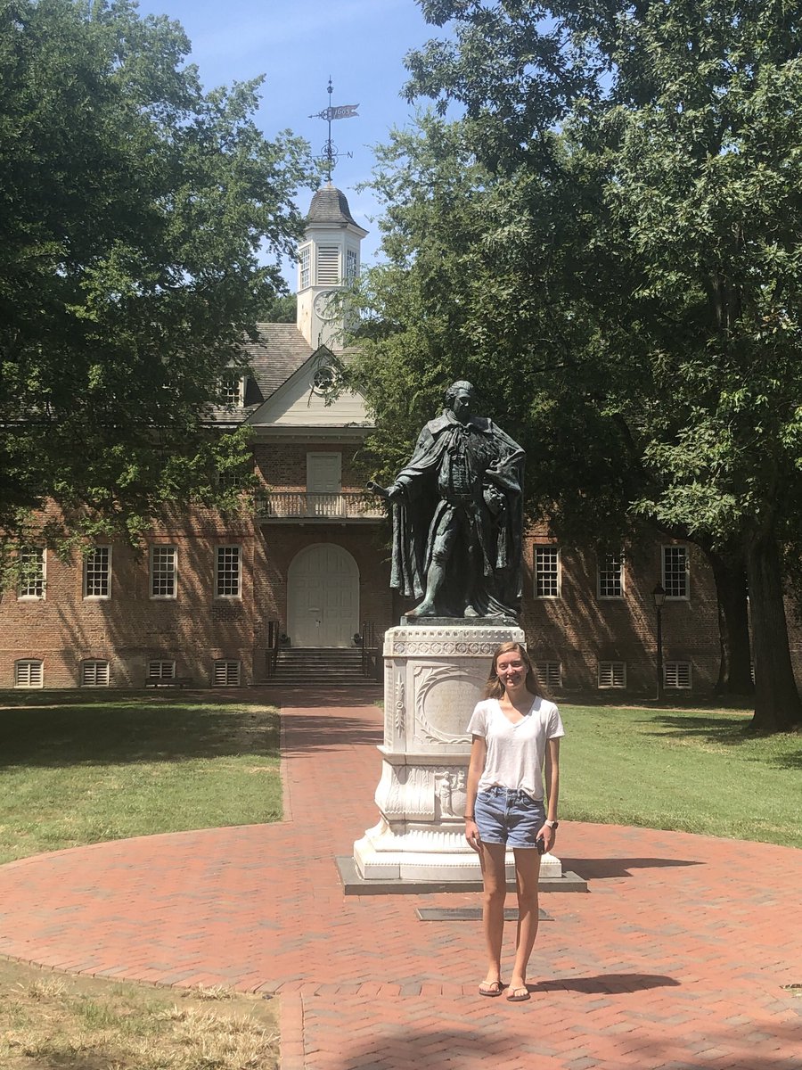 Patty_Larsen12's tweet photo. What a difference a year makes...starting freshman year at William &amp; Mary and ending it... https://t.co/syzPkemcQ3