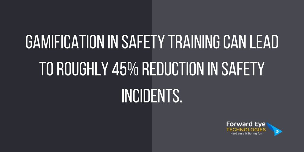 ForwardEyeTech's tweet image. Gamification in safety training can lead to roughly 45% reduction in safety incidents.
.
.
#forwardeyetechnologies #jachinkrishna #gamificationdesigntip #gamificationdesign