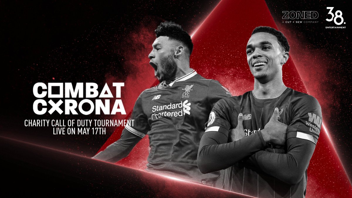 Liverpool duo <a href="/trentaa98/">Trent AA</a> &amp; <a href="/Alex_OxChambo/">Alex Ox-Chamberlain</a> will be teaming up with streamer <a href="/Jukeyz/">Li</a> for the #CombatCorona Warzone charity tournament tomorrow! 🎮

Who thinks they can take the dub!? 👀
