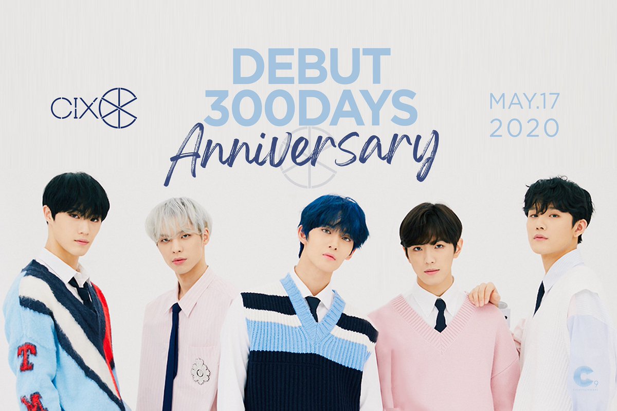 CIX_Official's tweet photo. CIX DEBUT 300DAYS Anniversary 🎉 
CIX의 데뷔 300일을 진심으로 축하합니다:) 

#CIX #씨아이엑스 #BX #승훈 #배진영 #용희 #현석 #울아엑에게_픽스한지_300일 #300days_withCIX https://t.co/82UGeQWWKE