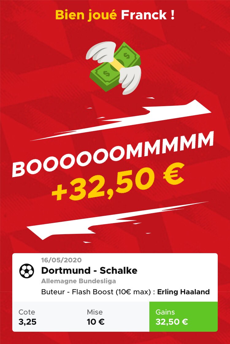 Merci ⁦⁦<a href="/Betclic/">Betclic 🔞</a>⁩ #teambdl
