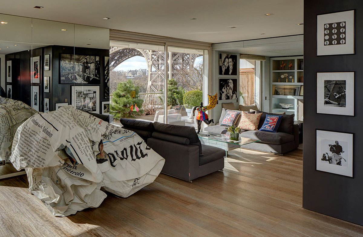 ARCHLABEL's tweet photo. This penthouse in Paris is sublime. https://t.co/OuIej6U8qn
