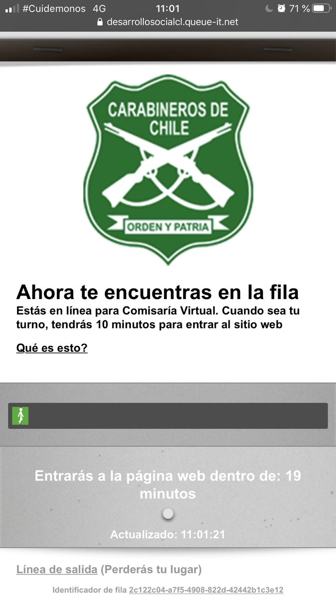 pipodesigns's tweet photo. Debo esperar 20 min para sacar un permiso de media hora para pasear a mi perro? Brom? @Carabdechile @Muni_provi @evelynmatthei @hubprovidencia https://t.co/v1LtDFRGhG