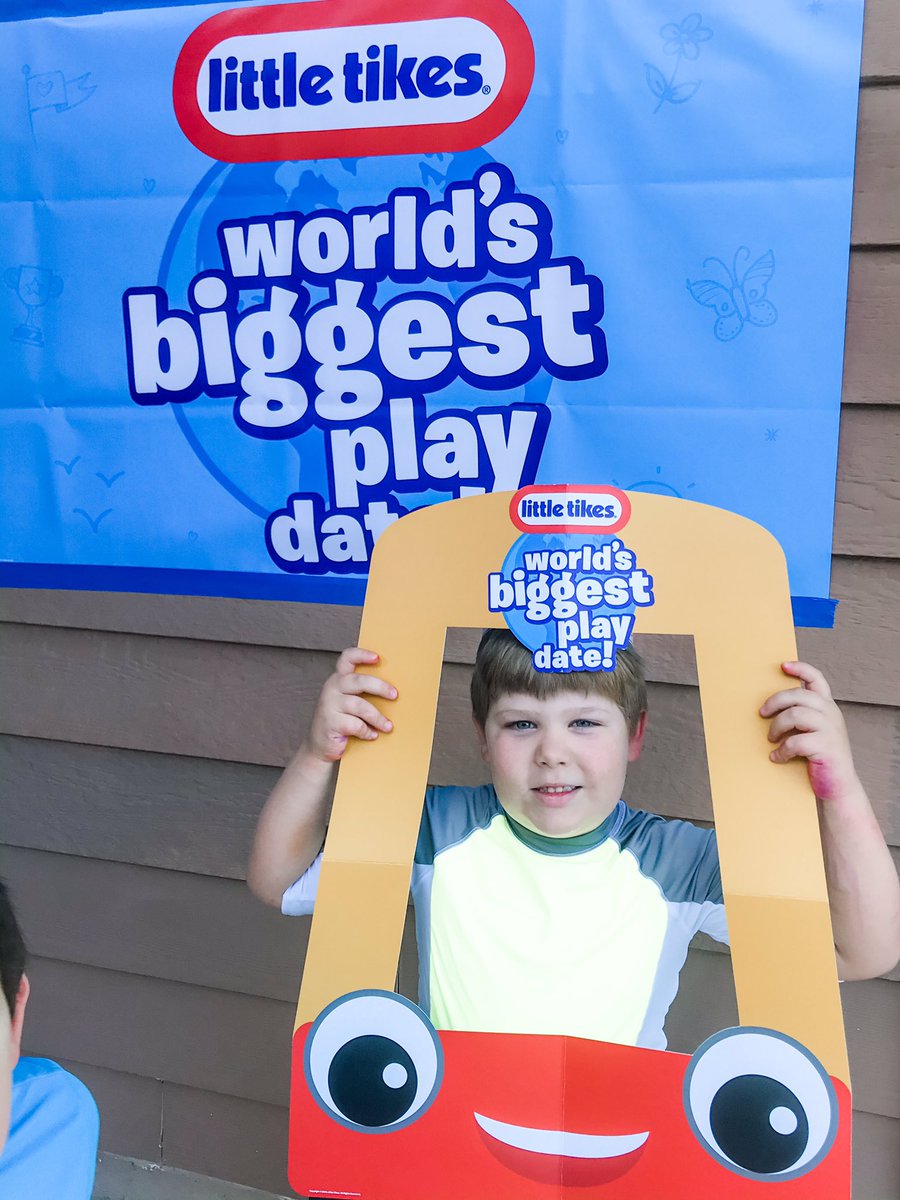 {#ad} Today is the day! Pull out your Little Tikes toys and join us for fun of the World’s Biggest Play date at your own home! ⁣
⁣
⁣⁣<a href="/LittleTikes/">Little Tikes</a> encourages us to play BIG  as we make memories together while we are apart. ⁣
⁣⁣
#littletikes #playBIG #worldsbiggestplaydate