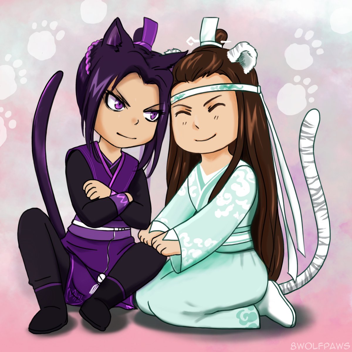 8wolfpaws's tweet photo. a couple of purring XiCheng 💙💜🐾🐾

#jiang #cheng #jiangcheng #lan #xichen #xicheng #mdzs #untamed #grandmaster #demonic #cultivaton #сичэны #цзян #чэн #лань #сичэнь https://t.co/I0TLRmpr3P