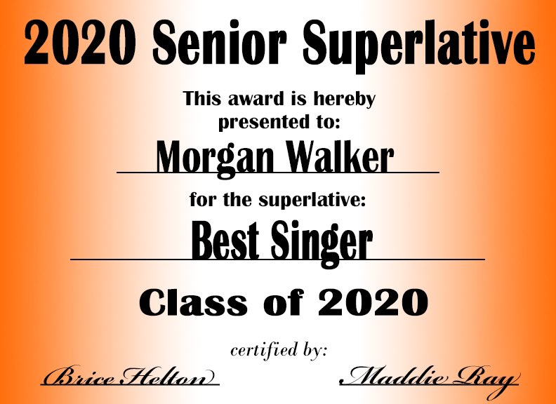 Senior Superlatives tweet media
