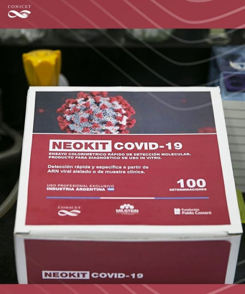 Celebro este logro de la ciencia argentina. #coronavirus #CONICET