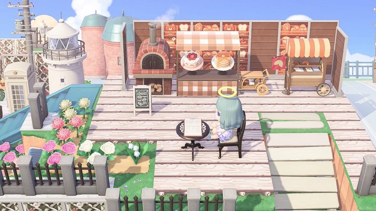 capsulebunny on Twitter: "#acnhdesign Little Animal crossing island update!  Keeping with the angelic seaside resort theme~ ☁️🌊⚓️ Click for more  pictures~ https://t.co/EsJagXeINj" / Twitter