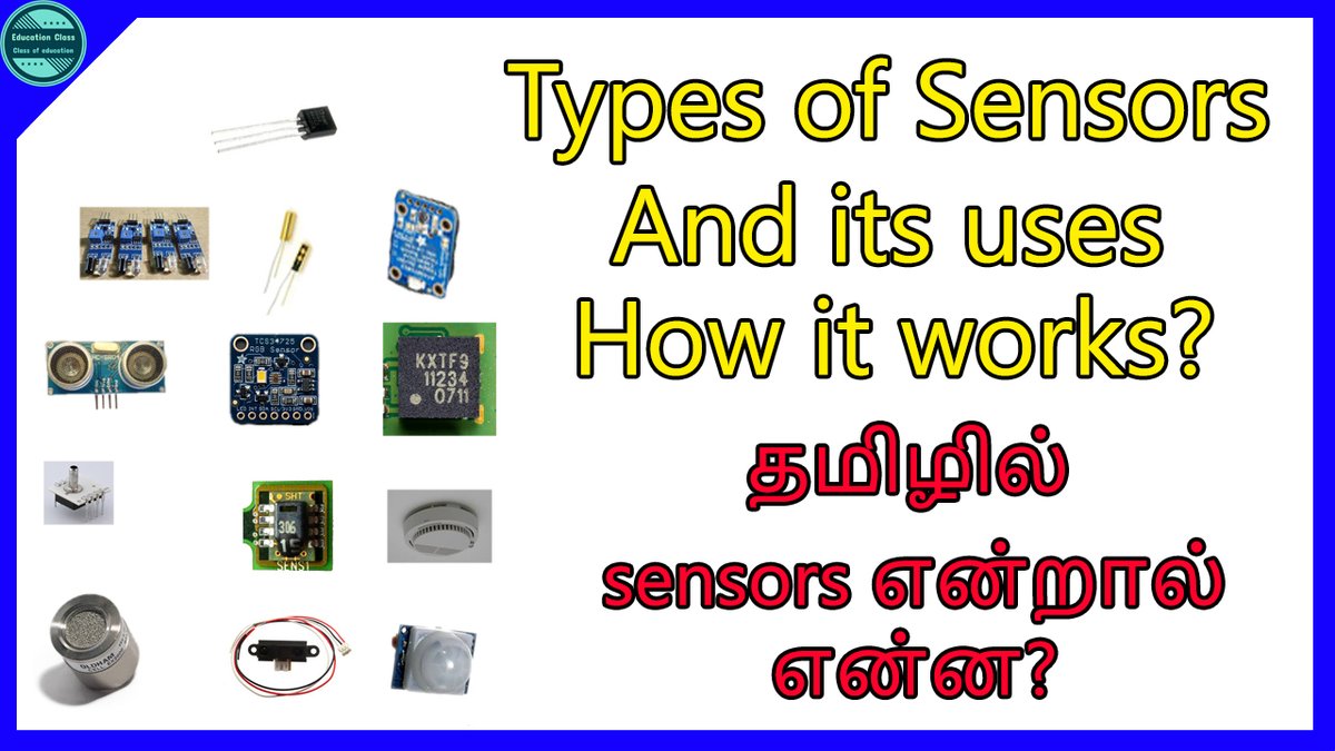 LearnwithSuga's tweet image. New video: Types of sensors
#Sensors #EducationClass #Typesofsensors