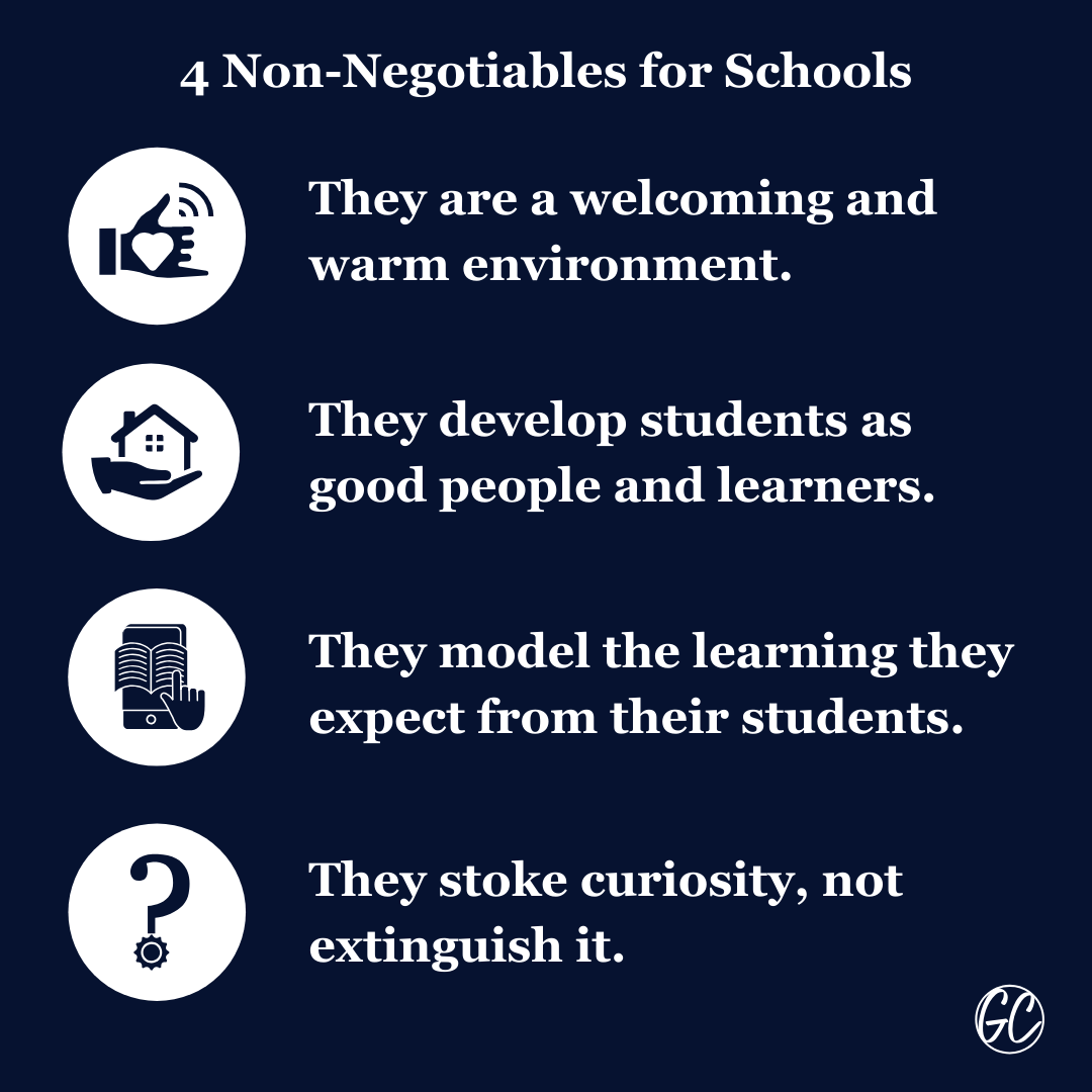 4 Non-Negotiables for Schools #Podcast buff.ly/2LthZx3