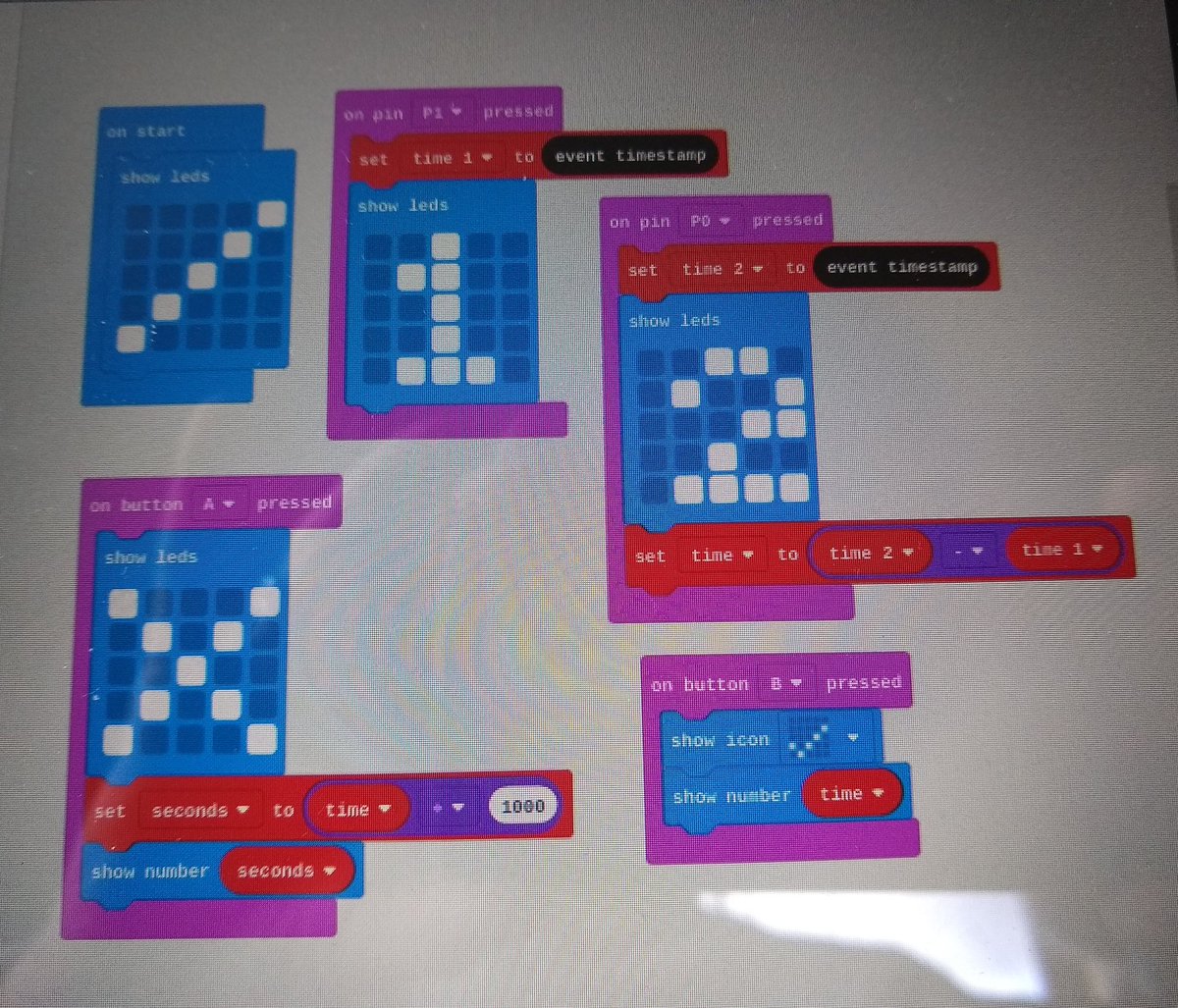 april_conroy's tweet image. @craig88 do you know how the #eventstamp works with #makercode i&apos;m trying to make a time gate with a #microbit but the time between gates is a 6 digit number. It&apos;s not milliseconds. My last result was 328706 for triggers less than a second apart #weekendproject