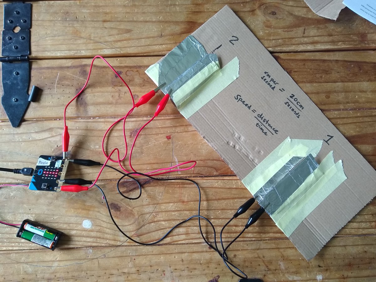 april_conroy's tweet image. @craig88 do you know how the #eventstamp works with #makercode i&apos;m trying to make a time gate with a #microbit but the time between gates is a 6 digit number. It&apos;s not milliseconds. My last result was 328706 for triggers less than a second apart #weekendproject