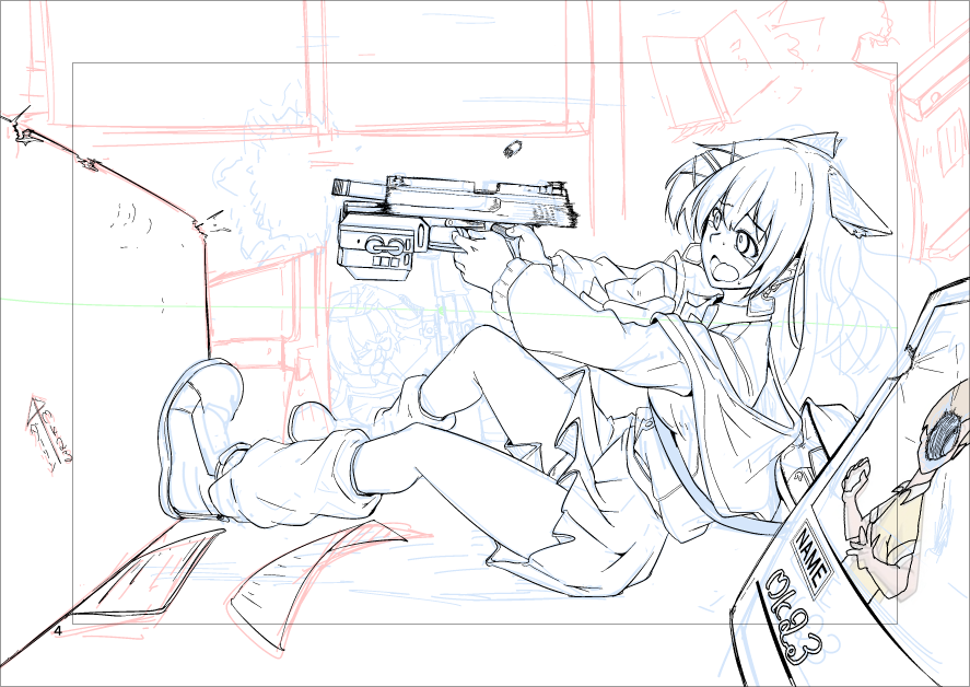 WIP Mk23ちゃん
銃はがっつり書いてしまう病をなんとかしたい(ようなしたくないような) 