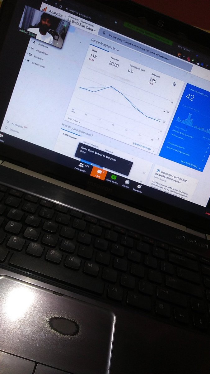 AadeshBakale's tweet image. Learning alot from #linkedinbatch4 #linkedin5dayworkshop #vaibhavsisinty